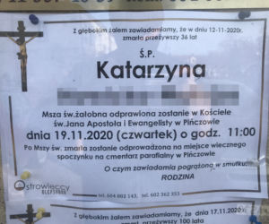 Pogrzeb Katarzyny M. w Pińczowie