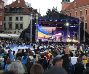 35 lat niepodległej Ukrainy. Obchody na Placu Zamkowym w Warszawie