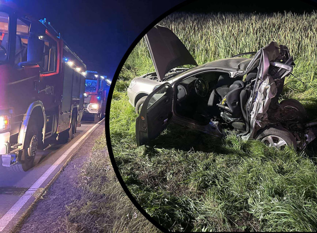 Śmiertelny wypadek pod Bartoszycami. Nie żyją 2-letnie dziecko i 37-latek