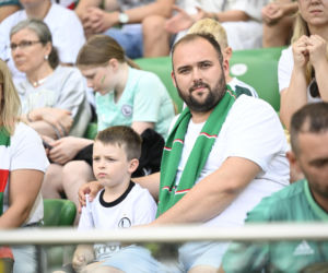 Legia Warszawa - Zagłębie Lubin: Zdjęcia kibiców