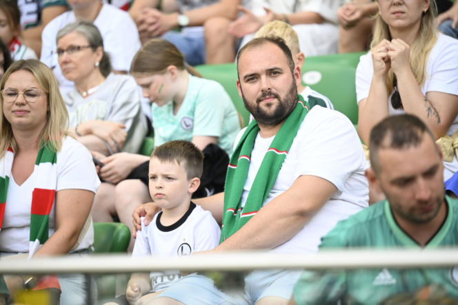 Legia Warszawa - Zagłębie Lubin: Zdjęcia kibiców