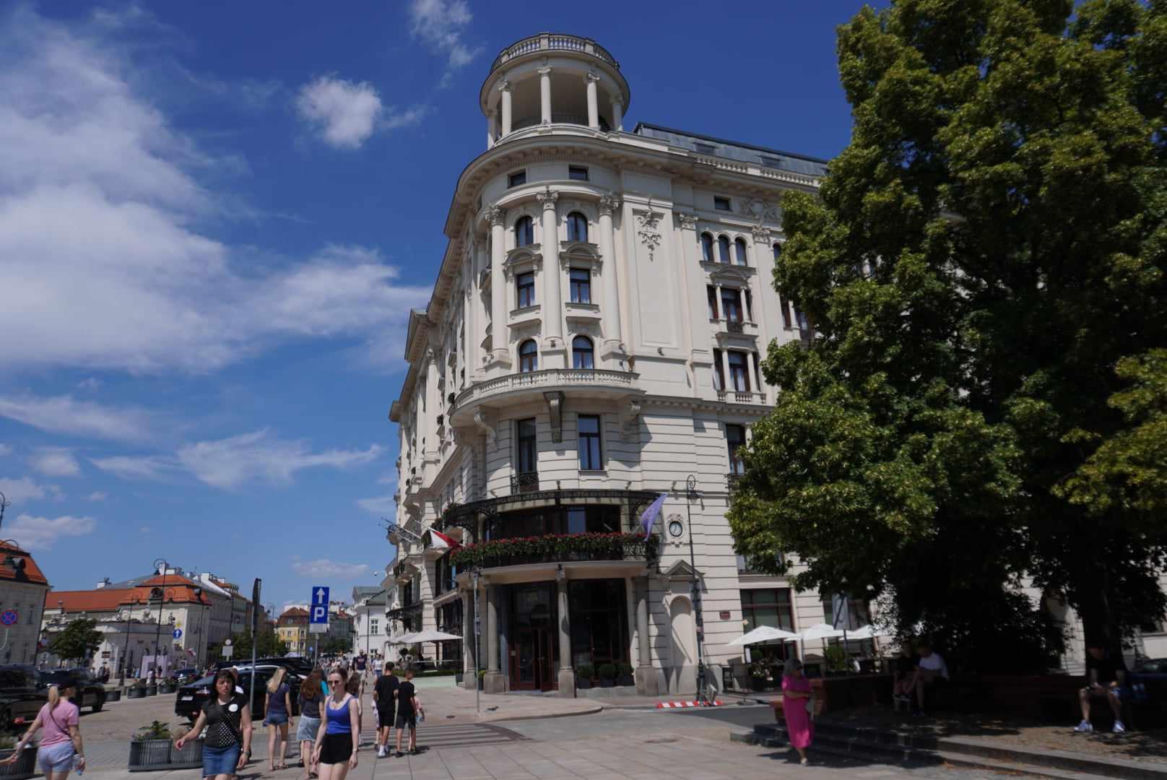 Kawowy ślad w centrum Warszawy