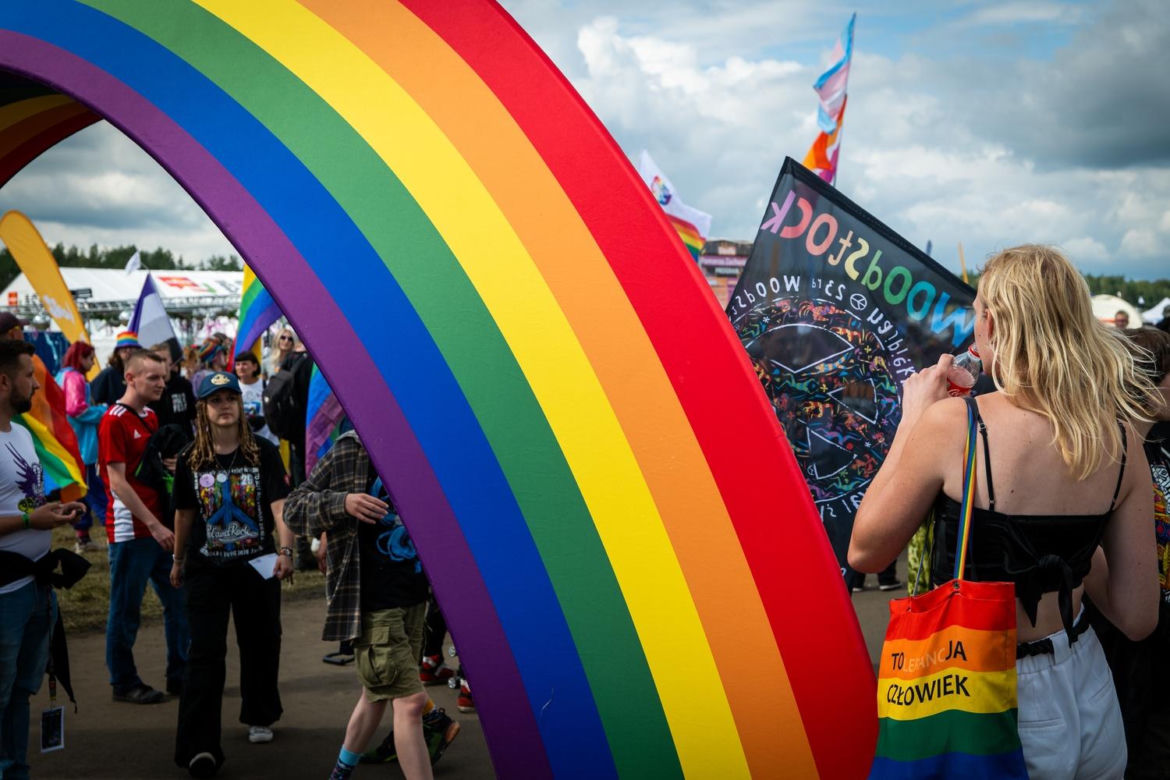 Marsz Równości na Pol’and’Rock Festival 2023