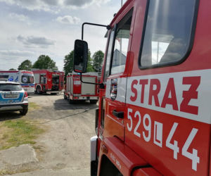 Śmigłowiec spadł na ziemię tuż po starcie. 