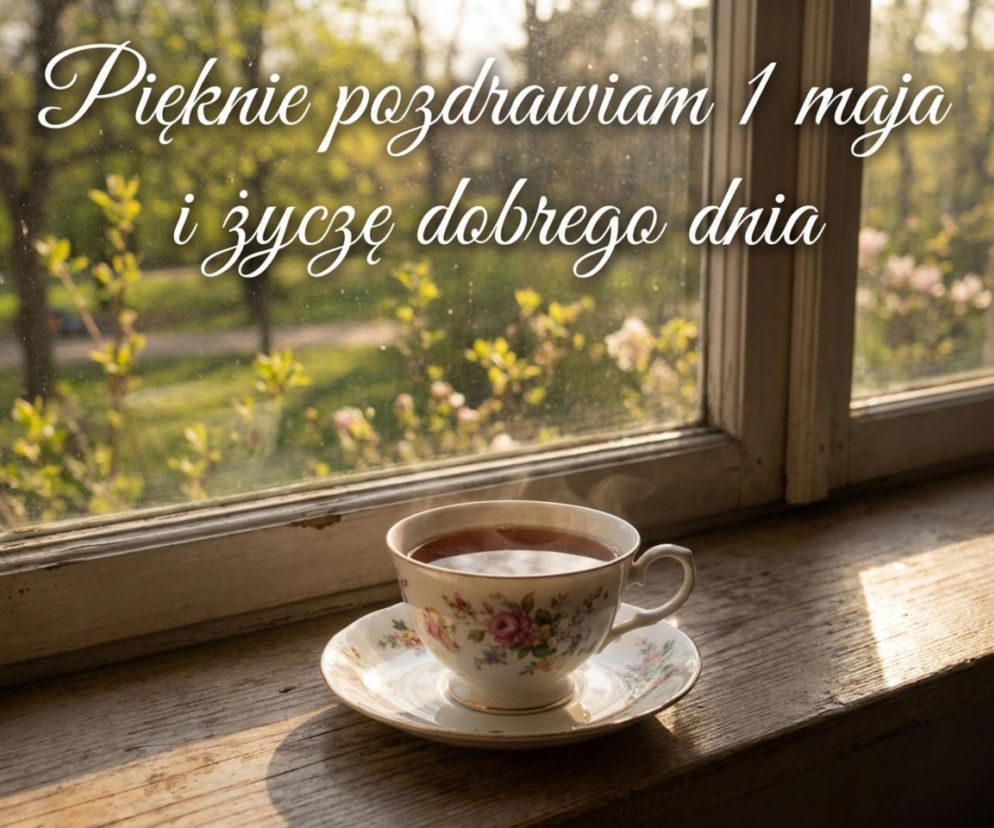 kartka na dzień dobry 1 maja