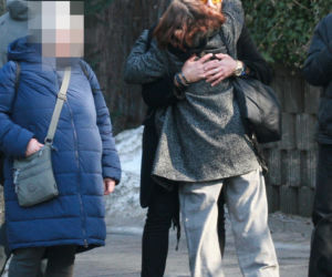 Pogrzeb Mirosława Krawczyka w Gdańsku: Aneta Zając i Mikołaj Krawczyk