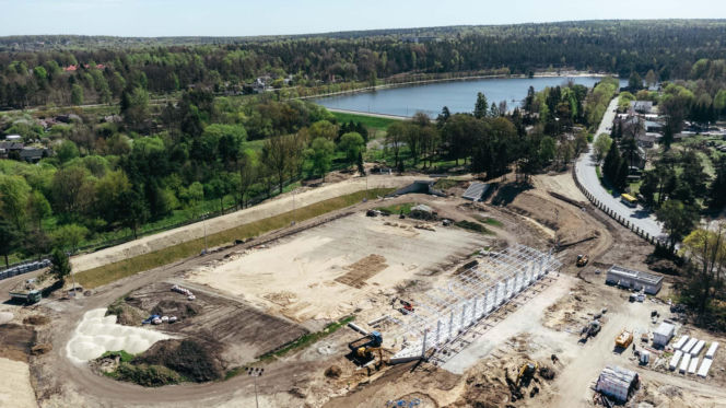 Remont stadionu Granatu w Skarżysku-Kamiennej