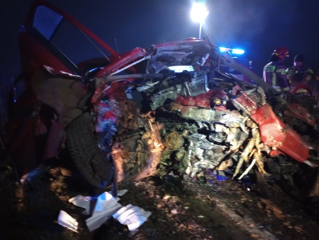 Pomorskie. Tragiczny wypadek koło wsi Zdrada [29.11.2022]