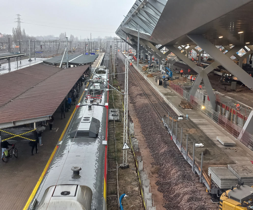 Tak wygląda plac budowy na dworcu Warszawa Zachodnia