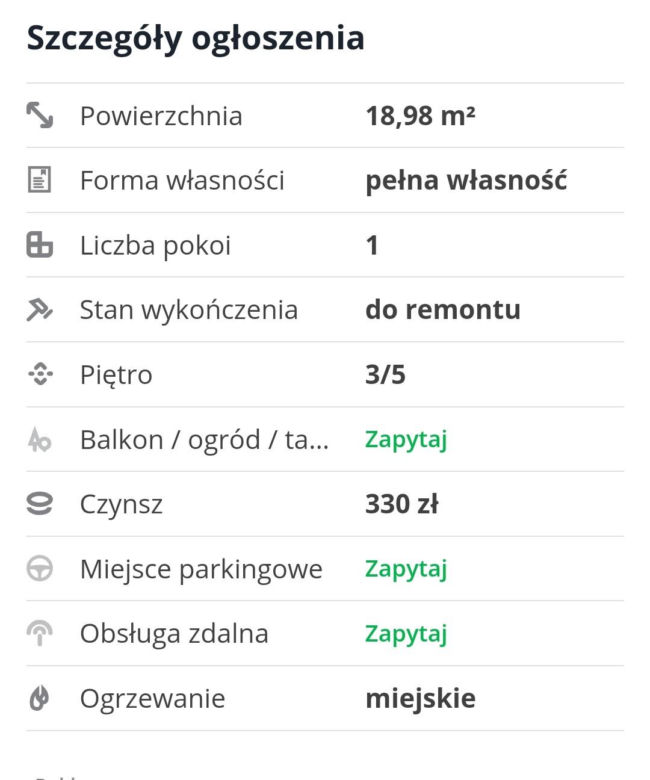 Kawalerka na Mokotowie jak z koszmaru. Cena? Lepiej usiądźcie!