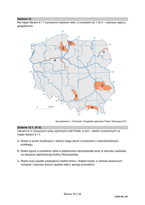 Tak wyglądał arkusz CKE matury z geografii na poziomie rozszerzonym (Formuła 2015)