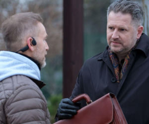 M jak miłość odc. 1925. Igor Jabłoński (Marcin Piętowski), Andrzej Budzyński (Krystian Wieczorek)