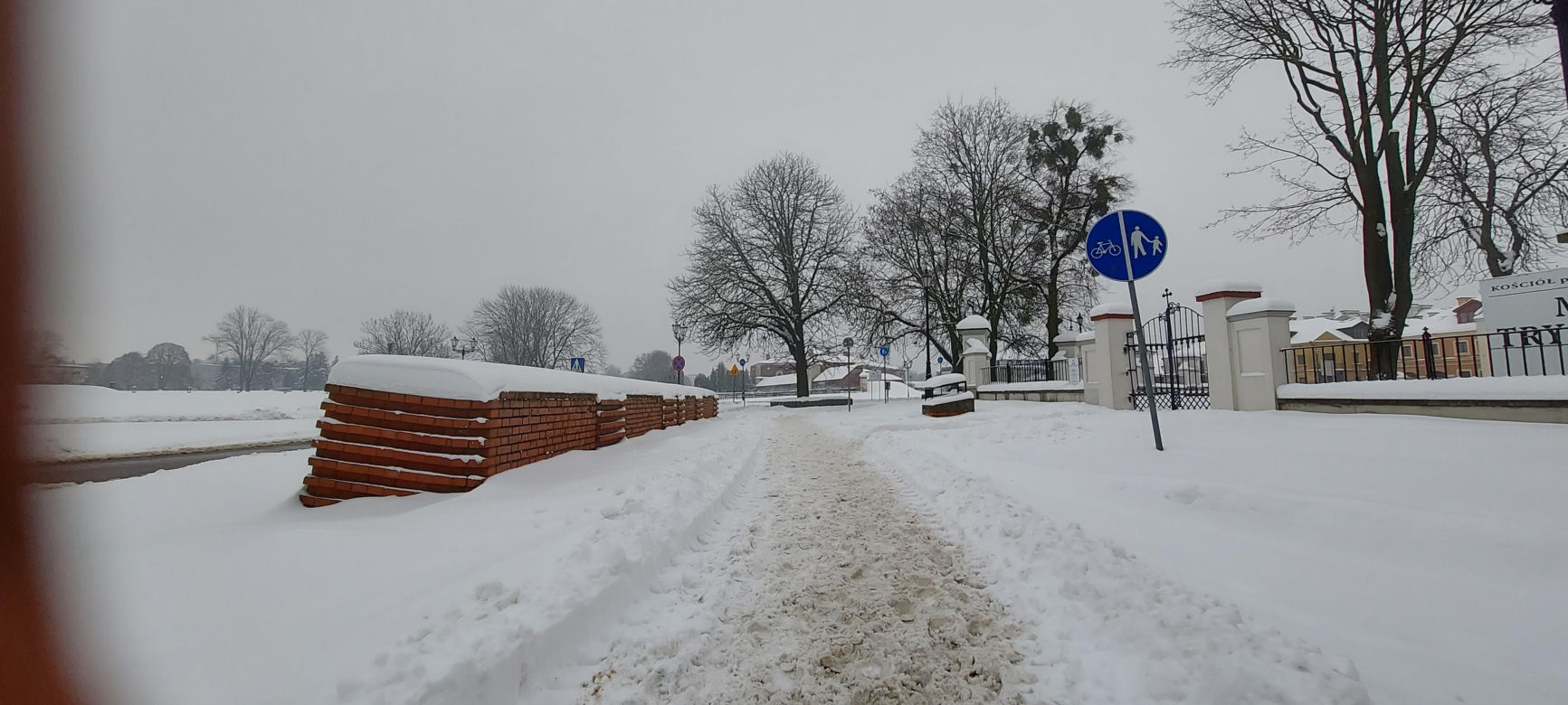 zima w Zamościu