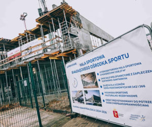 „Wiecha” na budowie Hali Sportowej Białołęckiego Ośrodka Sportu