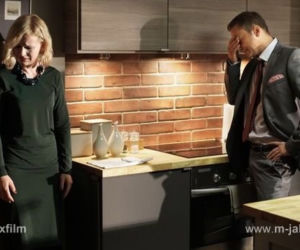 M jak MIŁOŚĆ, odc. 976. Marta (Dominika Ostałowska), Andrzej (Krystian Wieczorek)