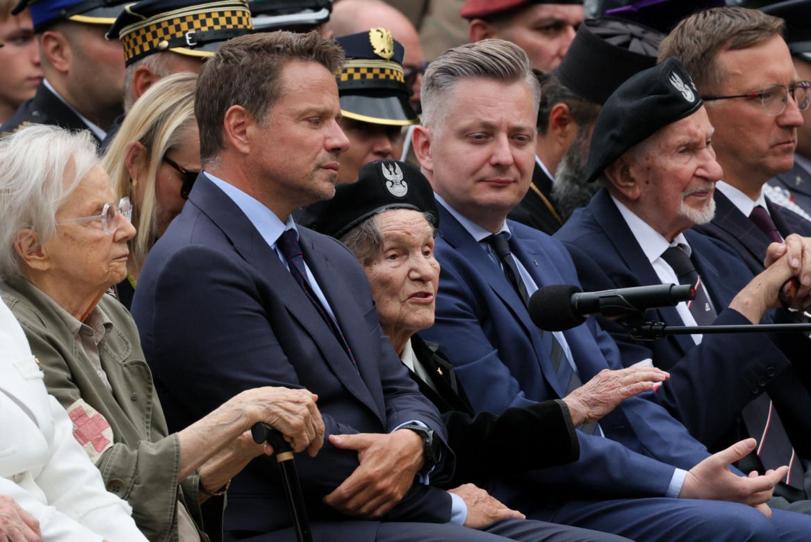 Uroczystość pod pomnikiem Polegli Niepokonani (1.08.2025)