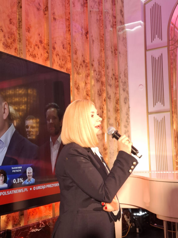 Monika Piątkowska, wieczór wyborczy w Krakowie