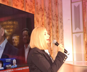 Monika Piątkowska, wieczór wyborczy w Krakowie