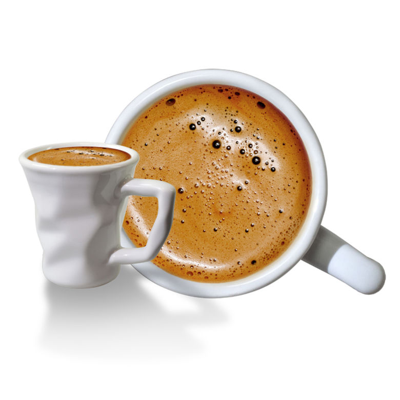 Porcelanowy pognieciaony kubek do cappucino dla mamy