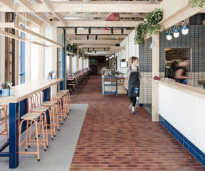 Wnętrze restauracji w stylu rustykalnym