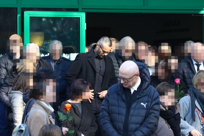 Pogrzeb Mirosława Krawczyka w Gdańsku: Aneta Zając i Mikołaj Krawczyk