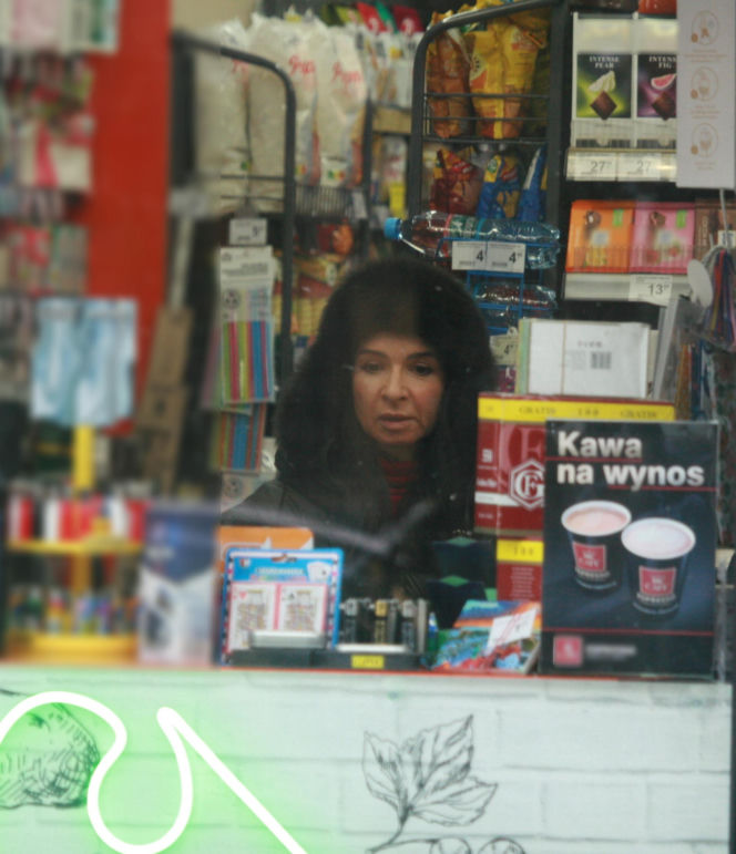 Marta Kaczyńska z synem na spacerze