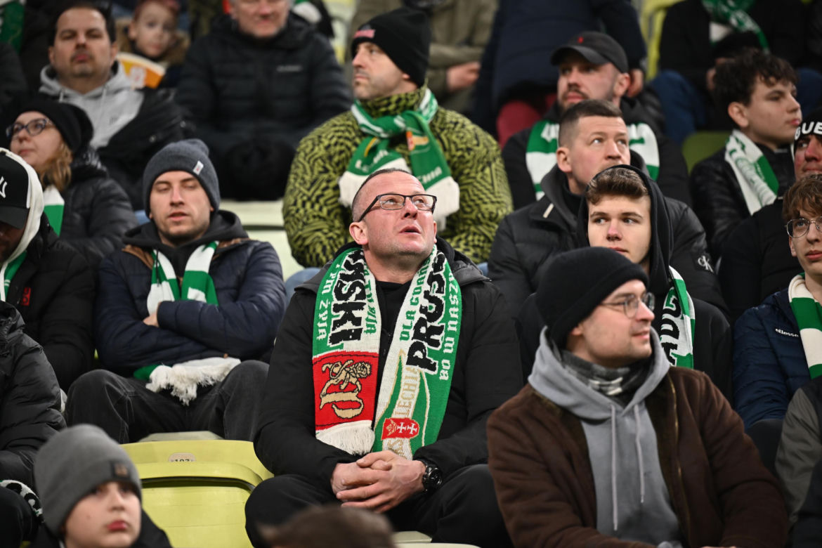 Lechia Gdańsk - Jagiellonia Białystok: Zdjęcia kibiców i zawodników z meczu 24. kolejki PKO BP Ekstraklasy