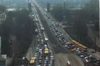 Paraliż na ważnym moście w Warszawie. Zacznie się już w czwartek rano.