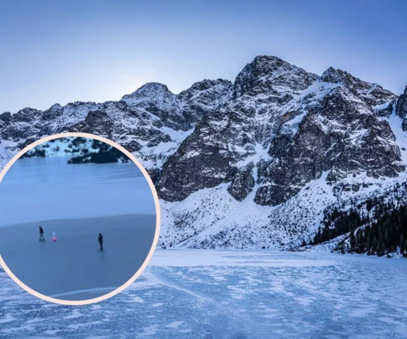 Zabrali dziecko na Morskie Oko. „Lód nie pęka z ostrzeżeniem”