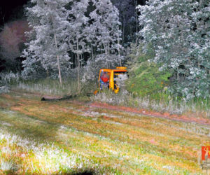 Miejski autobus w rowie