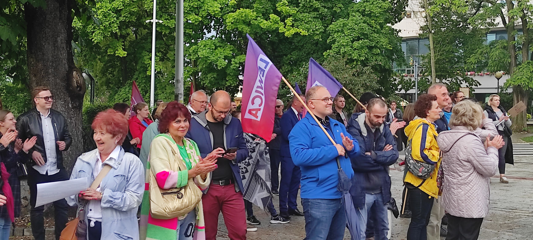 Protest kobiet "Ani jednej więcej!" w Kielcach (14 czerwca 2023)