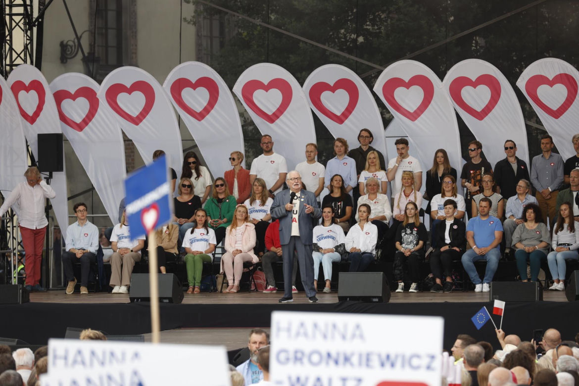 Wiec Donalda Tuska w Warszawie