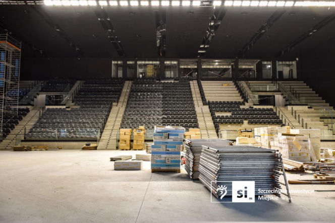 Budowa Szczecińskiego Domu Sportu - grudzień 2025