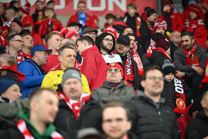 Widzew Łódź - Lech Poznań: Zdjęcia kibiców i zawodników z meczu 24. kolejki PKO BP Ekstraklasy