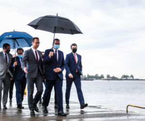 Morawiecki w Porcie Gdynia