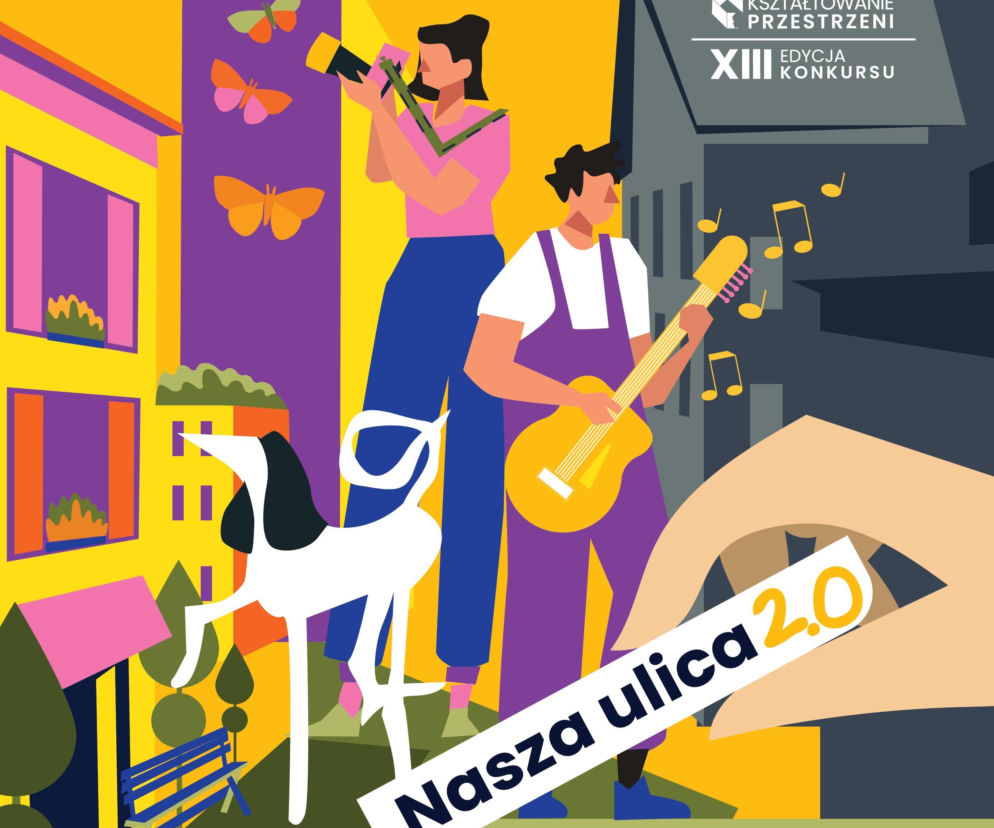 Plakat konkursu Kształtowanie Przestrzeni