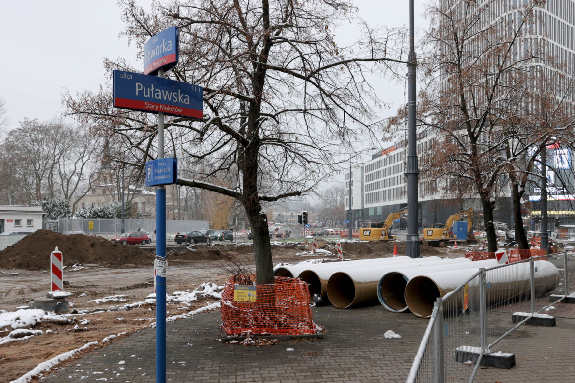 Budowa tramwaju na Wilanów opóźniona. Sprzeczne tłumaczenia inwestora i wykonawcy 