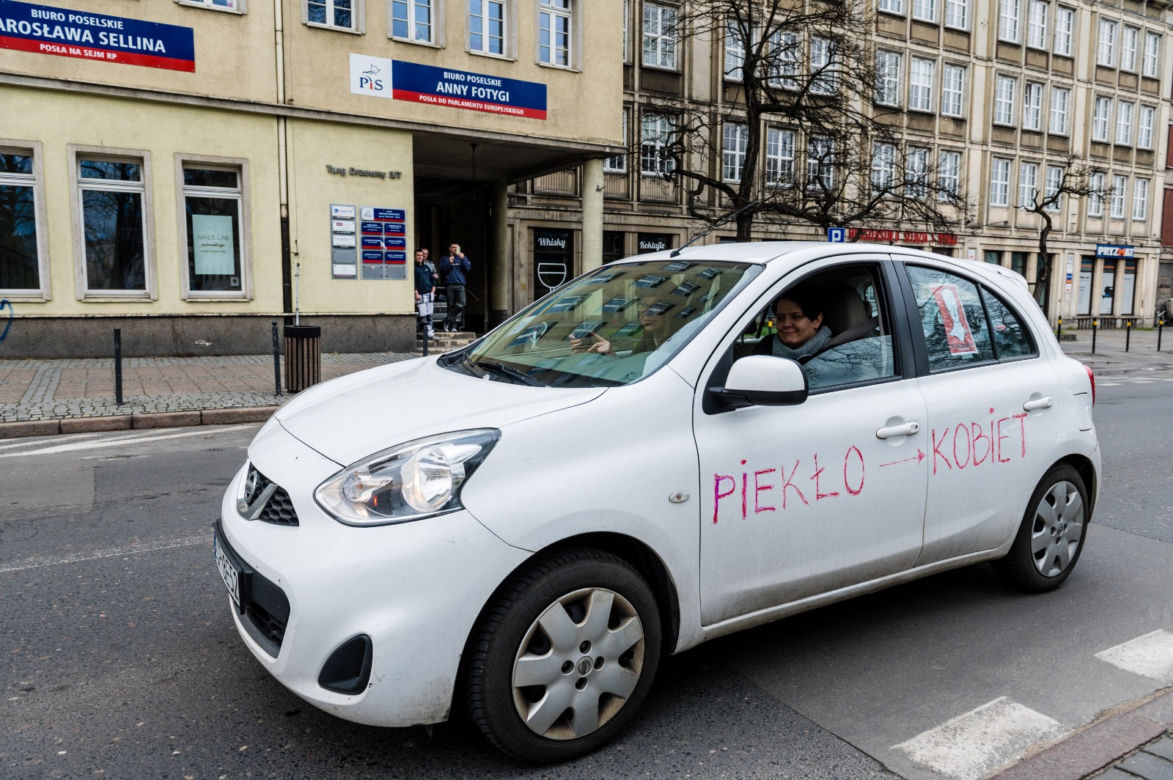 Strajk kobiet w Trójmieście. Awantura w centrum Gdańska