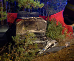 Za kierownicą siedziała 35-letnia kierująca. Kobieta poniosła śmierć na miejscu
