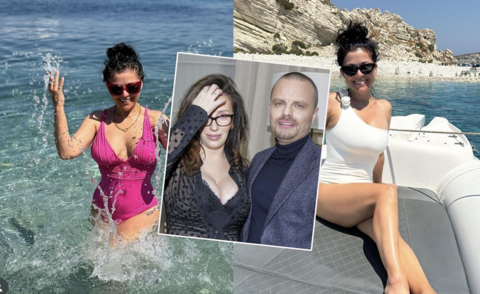 Kasia Cichopek bawi się w Grecji, Marcin Hakiel był w Hiszpanii