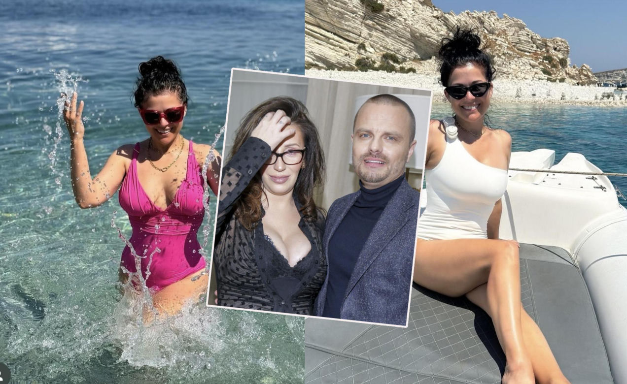 Kasia Cichopek bawi się w Grecji, Marcin Hakiel był w Hiszpanii