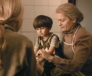ANNA GERMAN odc. 9. Zbigniew Tucholski junior (Igor Walewski-Sobchuk), Irma Martens-Berner (Maria Poroszyna)