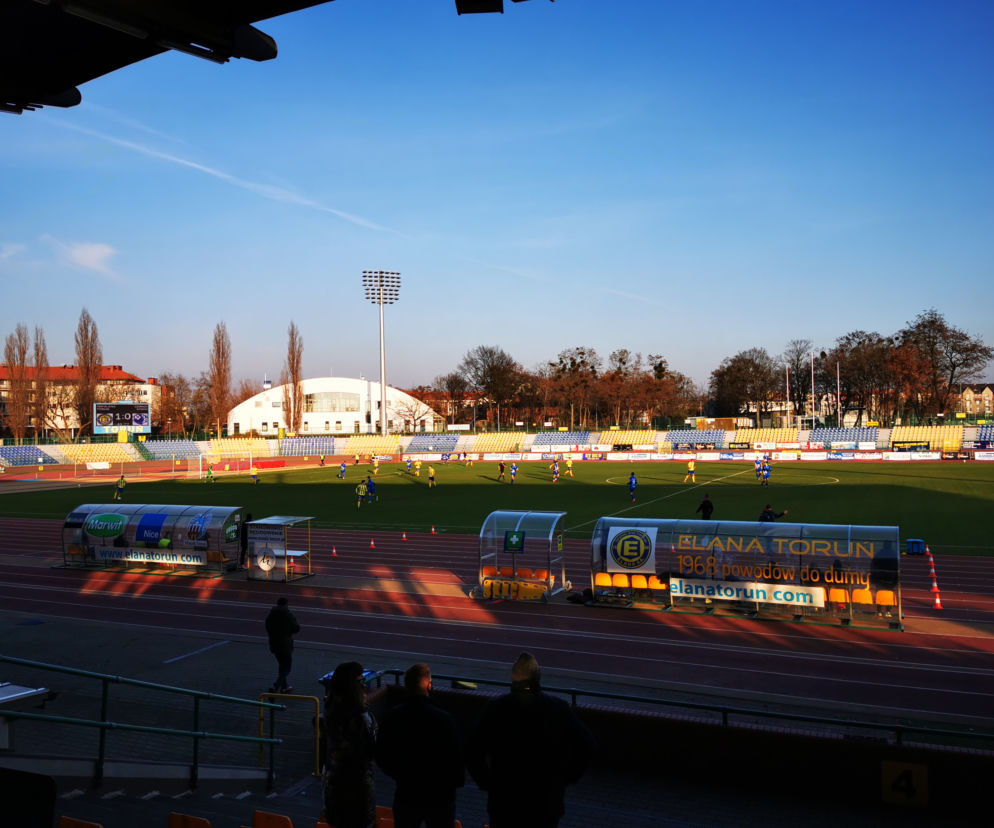 Elana Toruń - Górnik Konin, zdjęcie ze Stadionu Miejskiego im. Grzegorza Duneckiego