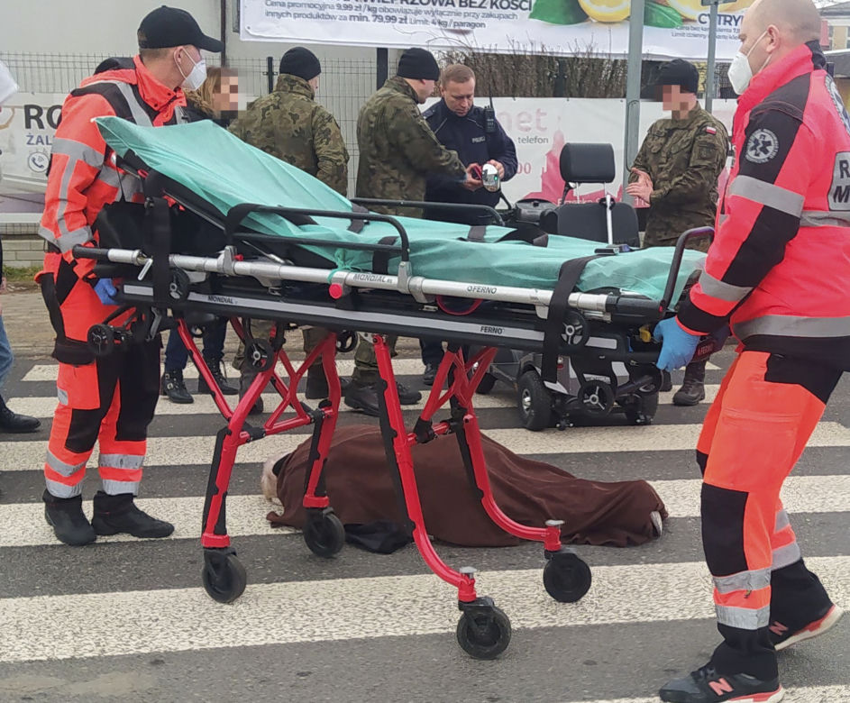 Siedleccy żołnierze uratowali panią Marię