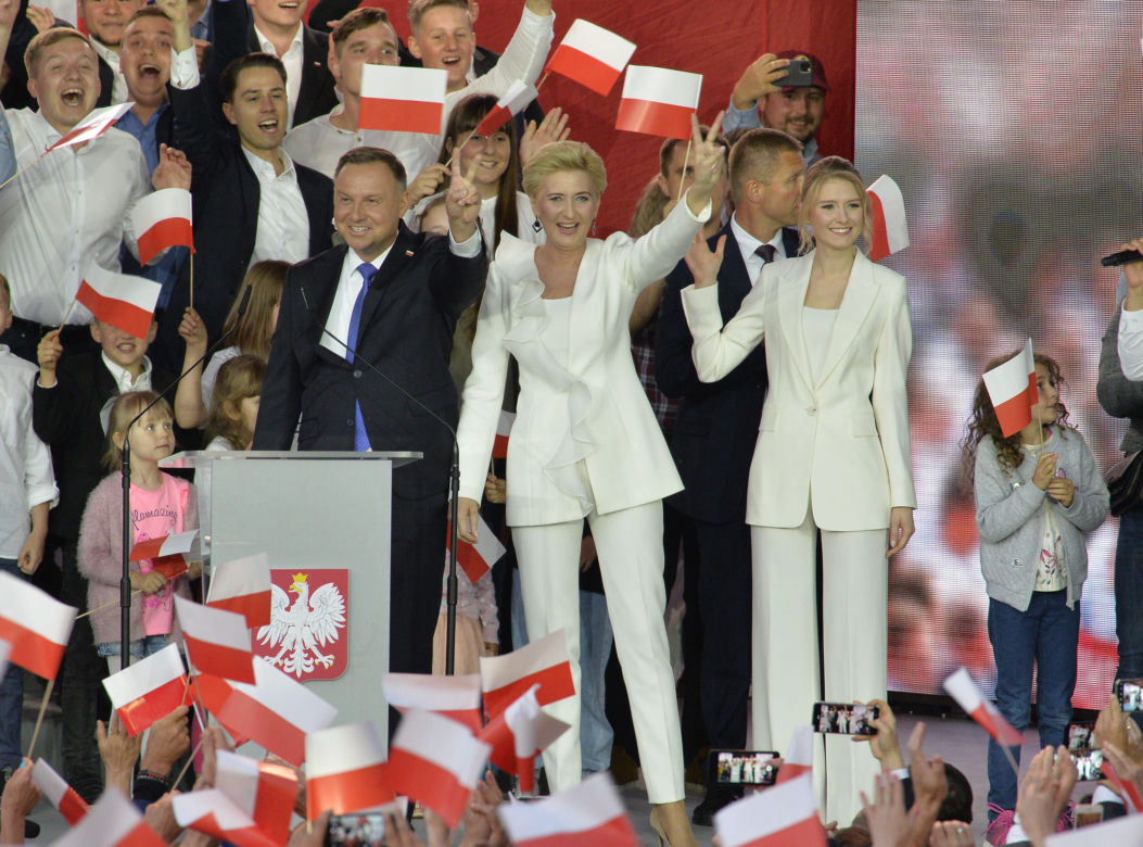 Uśmiechnięta Agata Duda
