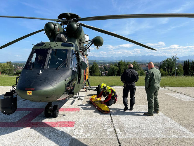Wojskowy Sokół w Tatrach. Ratownicy TOPR ze wsparciem z Powidza