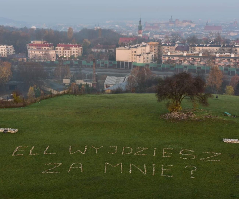 Wyjątkowe oświadczyny na Kopcu Krakusa