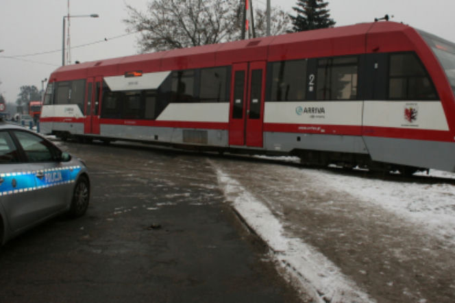 Pieszy wppadł pod pociąg