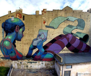Mural przy Pomorskiej 67