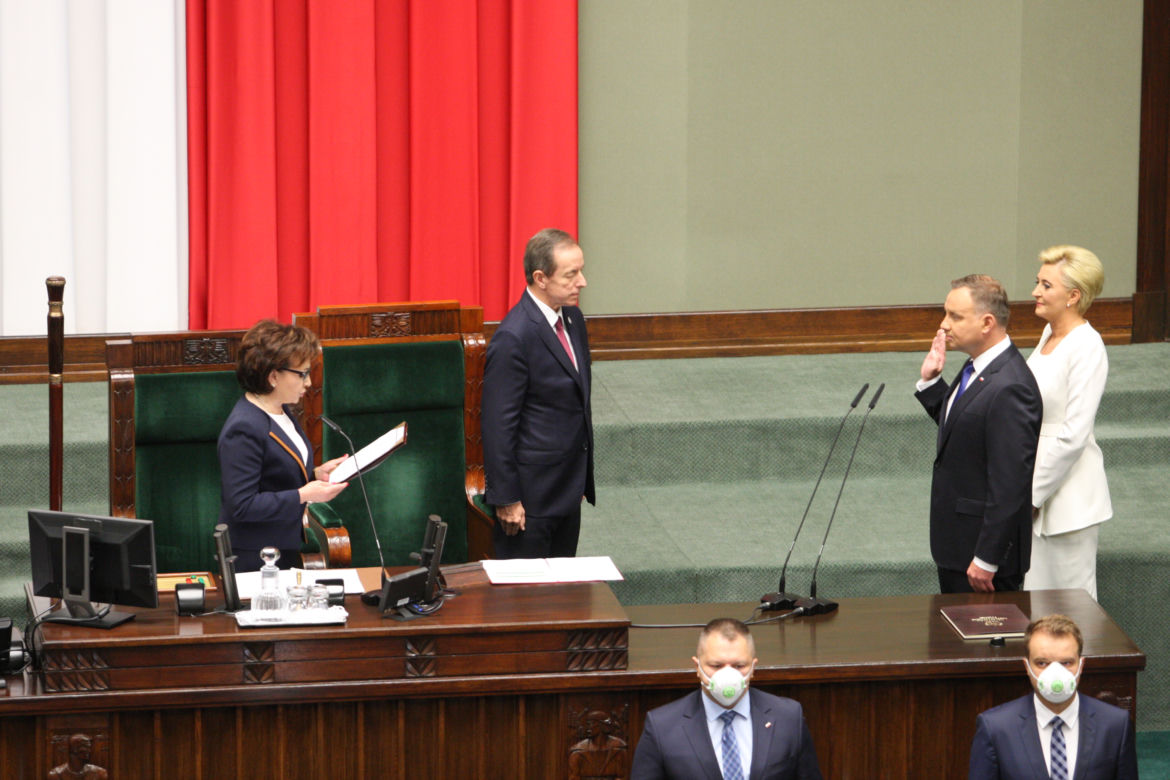 Zaprzysiężenie na prezydenta Andrzeja Dudy
